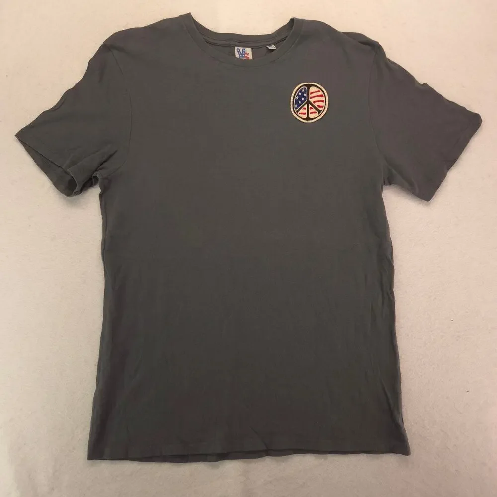 Junk Food Clothing Short Sleeve Crew Neck T Shirt Mens Size Medium M Gray